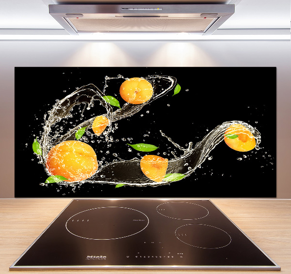 Achterwand keuken Abrikozen en water