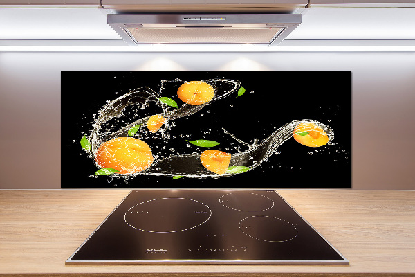 Achterwand keuken Abrikozen en water