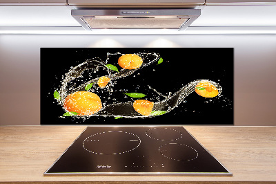 Achterwand keuken Abrikozen en water