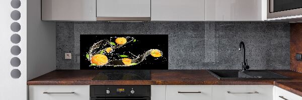 Achterwand keuken Abrikozen en water