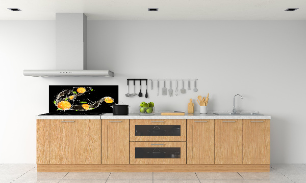 Achterwand keuken Abrikozen en water