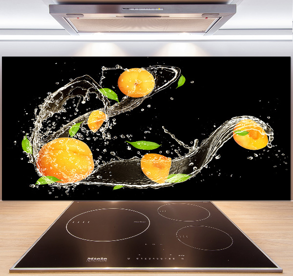 Achterwand keuken Abrikozen en water