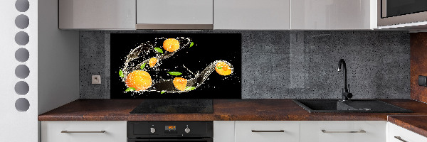 Achterwand keuken Abrikozen en water