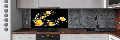 Achterwand keuken Abrikozen en water
