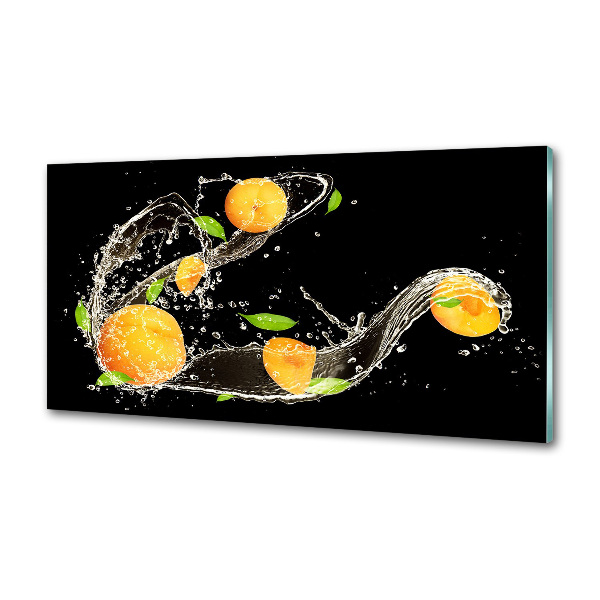 Achterwand keuken Abrikozen en water