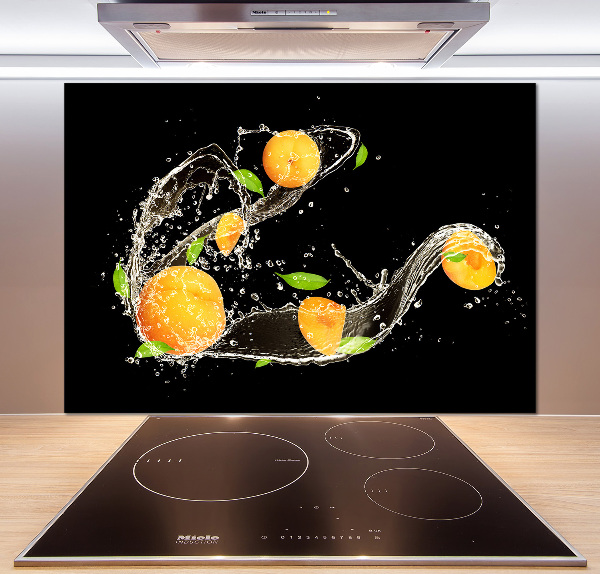 Achterwand keuken Abrikozen en water