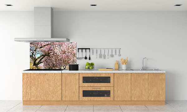 Achterwand keuken Kersenbomen