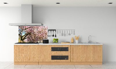 Achterwand keuken Kersenbomen