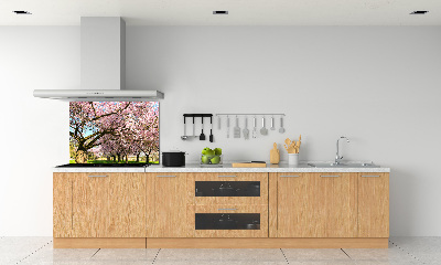 Achterwand keuken Kersenbomen