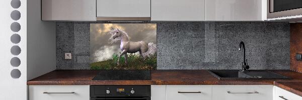 Achterwand keuken Grijze eenhoorn