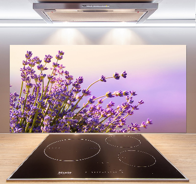 Spatscherm keuken Lavendel