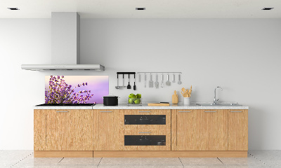 Spatscherm keuken Lavendel