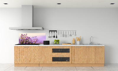 Spatscherm keuken Lavendel