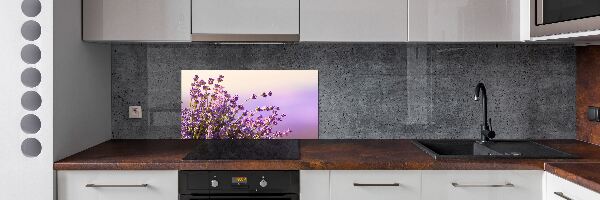 Spatscherm keuken Lavendel