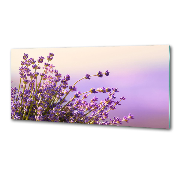 Spatscherm keuken Lavendel