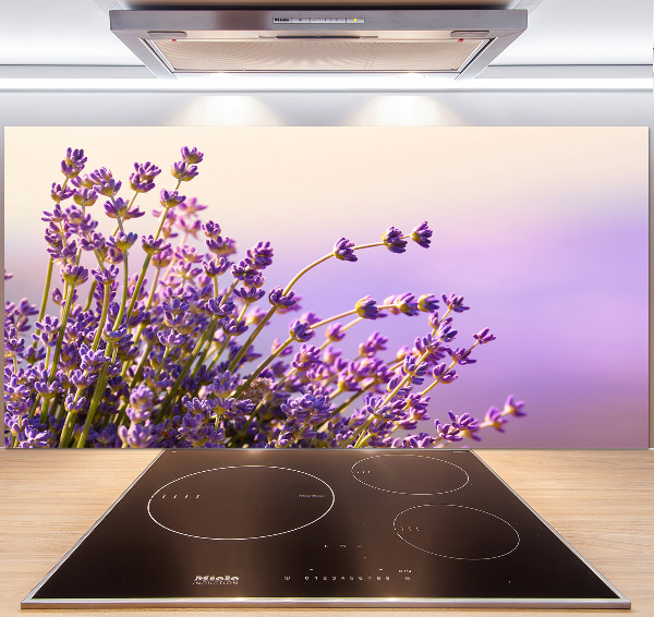 Spatscherm keuken Lavendel