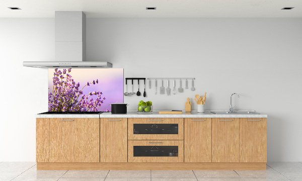Spatscherm keuken Lavendel