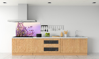 Spatscherm keuken Lavendel