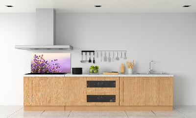Spatscherm keuken Lavendel