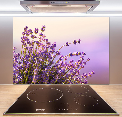 Spatscherm keuken Lavendel