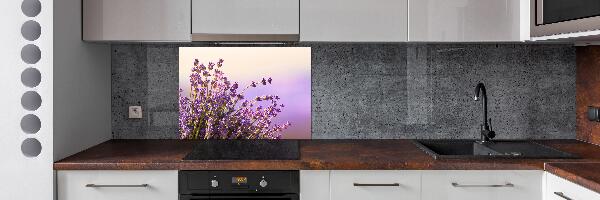 Spatscherm keuken Lavendel