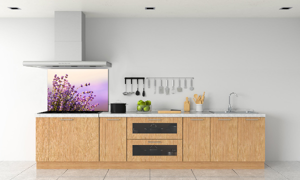 Spatscherm keuken Lavendel