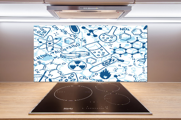 Panel dekor szkło Chemia tło