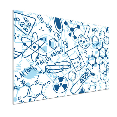 Keuken achterwand Chemische achtergrond