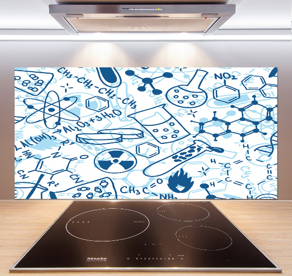 Keuken achterwand Chemische achtergrond