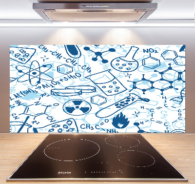 Keuken achterwand Chemische achtergrond