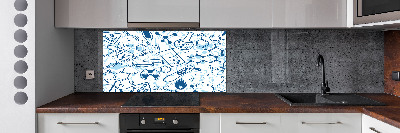 Keuken achterwand Chemische achtergrond