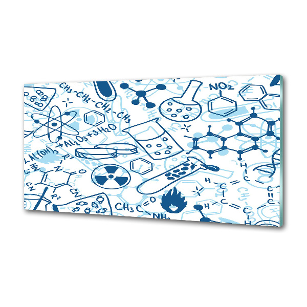 Keuken achterwand Chemische achtergrond