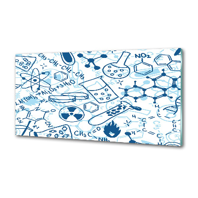 Keuken achterwand Chemische achtergrond