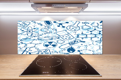 Keuken achterwand Chemische achtergrond
