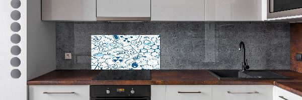 Keuken achterwand Chemische achtergrond