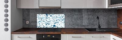 Keuken achterwand Chemische achtergrond