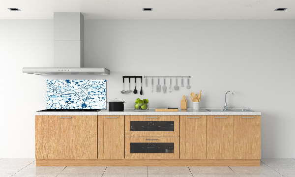 Keuken achterwand Chemische achtergrond