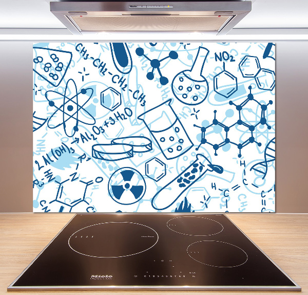 Keuken achterwand Chemische achtergrond