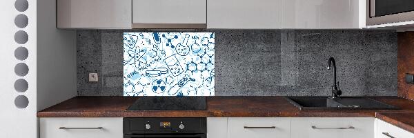 Keuken achterwand Chemische achtergrond