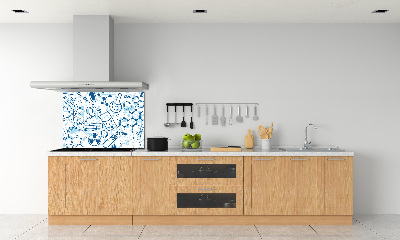 Keuken achterwand Chemische achtergrond