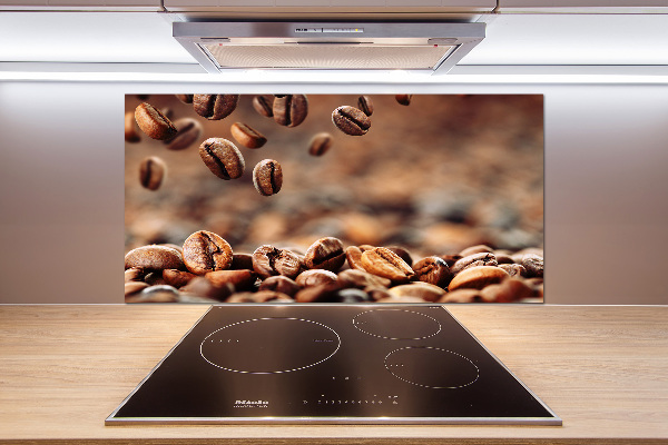 Spatscherm keuken Koffiebonen