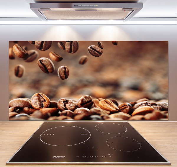 Spatscherm keuken Koffiebonen