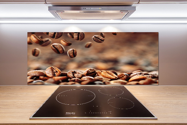 Spatscherm keuken Koffiebonen