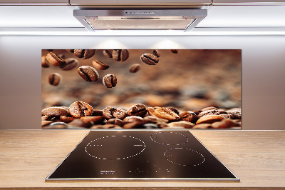 Spatscherm keuken Koffiebonen
