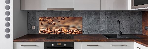 Spatscherm keuken Koffiebonen