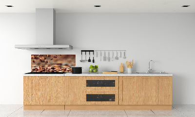 Spatscherm keuken Koffiebonen