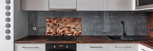 Spatscherm keuken Koffiebonen