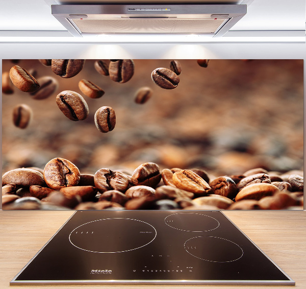 Spatscherm keuken Koffiebonen