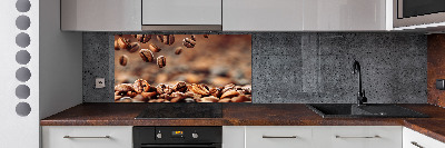 Spatscherm keuken Koffiebonen