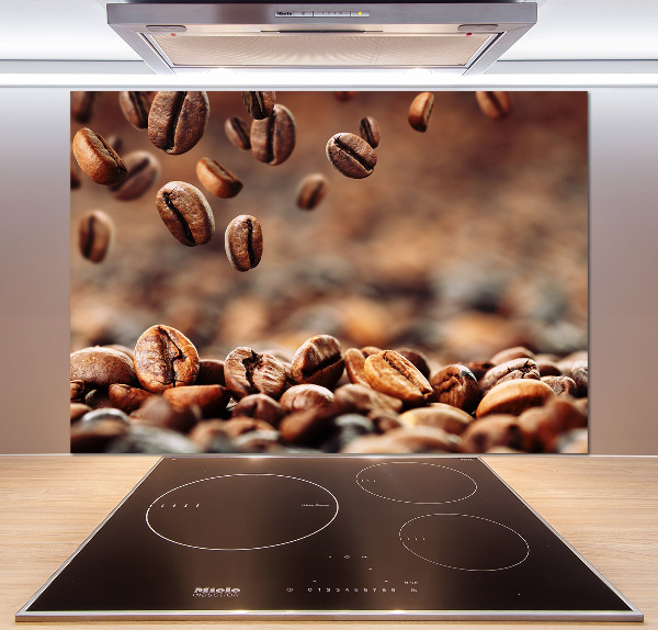 Spatscherm keuken Koffiebonen